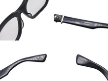 画像をギャラリービューアに読み込む, CHROME HEARTS クロムハーツ BANGADANG II-A メガネ サイズ52□20-148 BSフレア クリアレンズ 度無し ブラック 美品 中古 4b000590
