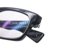 画像をギャラリービューアに読み込む, CHROME HEARTS クロムハーツ SPLAT-A メガネ 眼鏡 サイズ55□17-143 BSフレア クリアレンズ 度無し ブラック 美品 中古 4b000591