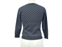 Load image into Gallery viewer, LOUIS VUITTON ルイヴィトン ダミエ グラフィット セーター ブラック グレー ウール サイズ6 キッズ 美品 中古 4c059626