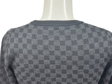 Load image into Gallery viewer, LOUIS VUITTON ルイヴィトン ダミエ グラフィット セーター ブラック グレー ウール サイズ6 キッズ 美品 中古 4c059626