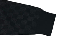 Load image into Gallery viewer, LOUIS VUITTON ルイヴィトン ダミエ グラフィット セーター ブラック グレー ウール サイズ6 キッズ 美品 中古 4c059626
