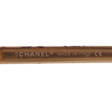 画像をギャラリービューアに読み込む, CHANEL シャネル ハーフリム サングラス アイウェア 4092-B c.125/13 サイズ62□15 120 ココマーク ラインストーン ブラウン 美品 中古 4a000606