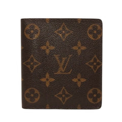 LOUIS VUITTON Portobier 10 Cult Credit Monogram Bifold Wallet M60883 Brown Good Condition Used 4a000304