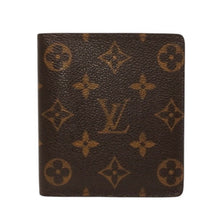 画像をギャラリービューアに読み込む, LOUIS VUITTON ルイヴィトン ポルトビエ10 カルトクレディ モノグラム 二つ折り財布 M60883 ブラウン 美品 中古 4a000304