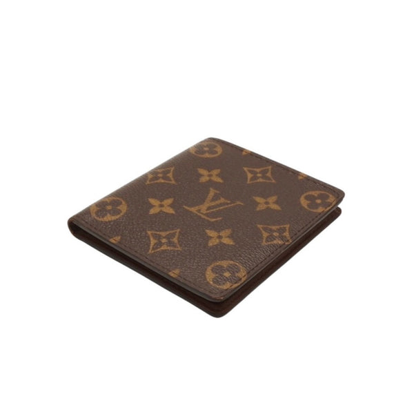 LOUIS VUITTON Portobier 10 Cult Credit Monogram Bifold Wallet M60883 Brown Good Condition Used 4a000304