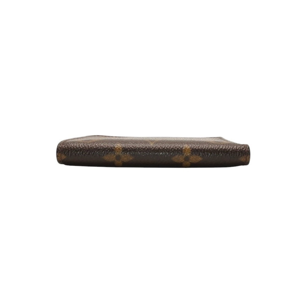 LOUIS VUITTON ルイヴィトン ポルトビエ10 カルトクレディ モノグラム 二つ折り財布 M60883 ブラウン 美品 中古 4a000304