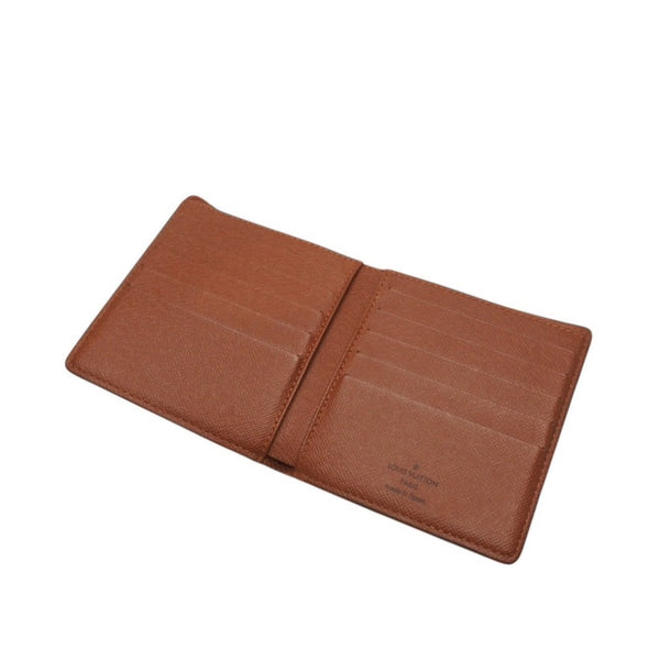 LOUIS VUITTON Portobier 10 Cult Credit Monogram Bifold Wallet M60883 Brown Good Condition Used 4a000304