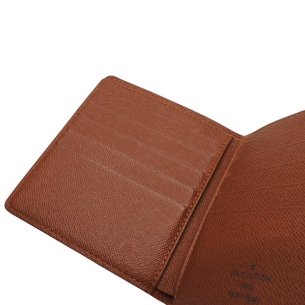 LOUIS VUITTON Portobier 10 Cult Credit Monogram Bifold Wallet M60883 Brown Good Condition Used 4a000304