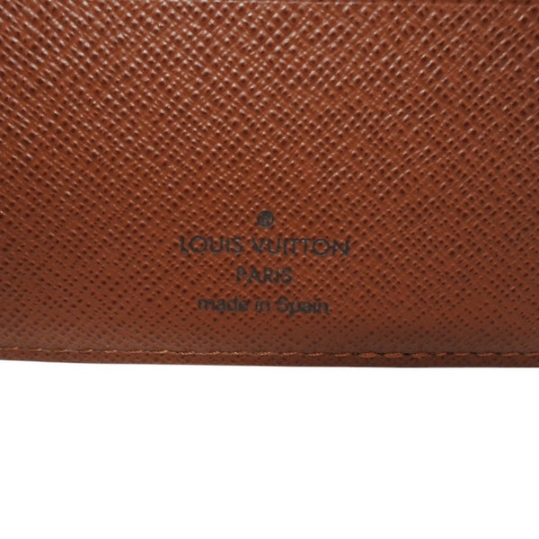 LOUIS VUITTON Portobier 10 Cult Credit Monogram Bifold Wallet M60883 Brown Good Condition Used 4a000304