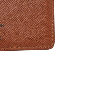 LOUIS VUITTON Portobier 10 Cult Credit Monogram Bifold Wallet M60883 Brown Good Condition Used 4a000304