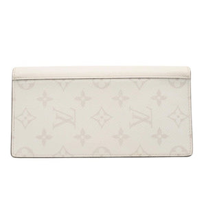 LOUIS VUITTON ルイヴィトン ジッピーウォレット 長財布 M30298 ホワイト PVC シルバー金具 美品 中古 4a000280