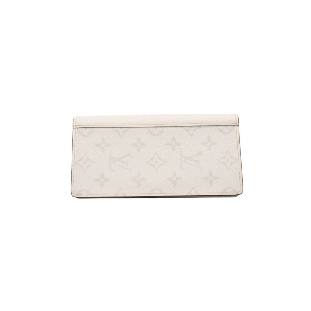 LOUIS VUITTON ルイヴィトン ジッピーウォレット 長財布 M30298 ホワイト PVC シルバー金具 美品 中古 4a000280