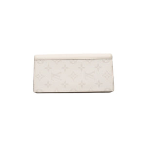LOUIS VUITTON ルイヴィトン ジッピーウォレット 長財布 M30298 ホワイト PVC シルバー金具 美品 中古 4a000280