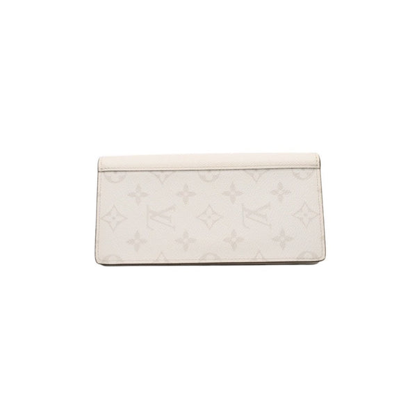 LOUIS VUITTON ルイヴィトン ジッピーウォレット 長財布 M30298 ホワイト PVC シルバー金具 美品 中古 4a000280