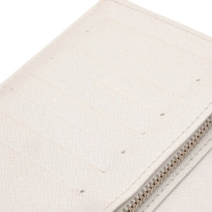 LOUIS VUITTON ルイヴィトン ジッピーウォレット 長財布 M30298 ホワイト PVC シルバー金具 美品 中古 4a000280