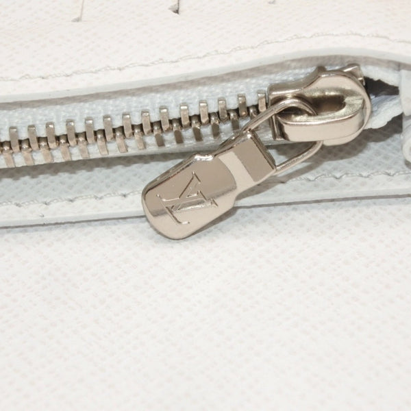 LOUIS VUITTON ルイヴィトン ジッピーウォレット 長財布 M30298 ホワイト PVC シルバー金具 美品 中古 4a000280