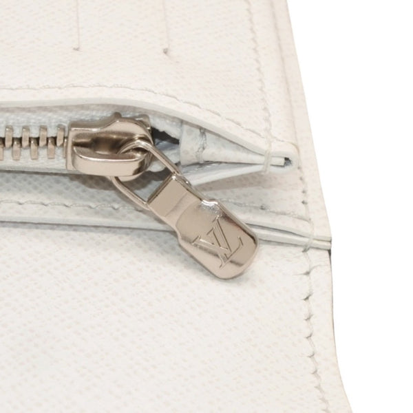 LOUIS VUITTON ルイヴィトン ジッピーウォレット 長財布 M30298 ホワイト PVC シルバー金具 美品 中古 4a000280