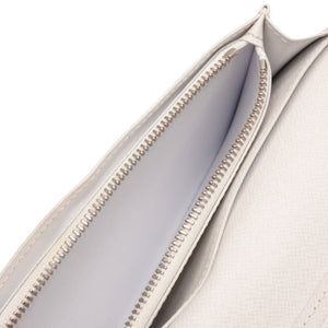 LOUIS VUITTON ルイヴィトン ジッピーウォレット 長財布 M30298 ホワイト PVC シルバー金具 美品 中古 4a000280