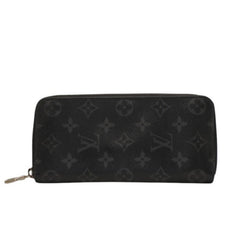 LOUIS VUITTON Zippy Wallet Long Wallet M62295 PVC Silver Metal Fittings Good Used 4a000279