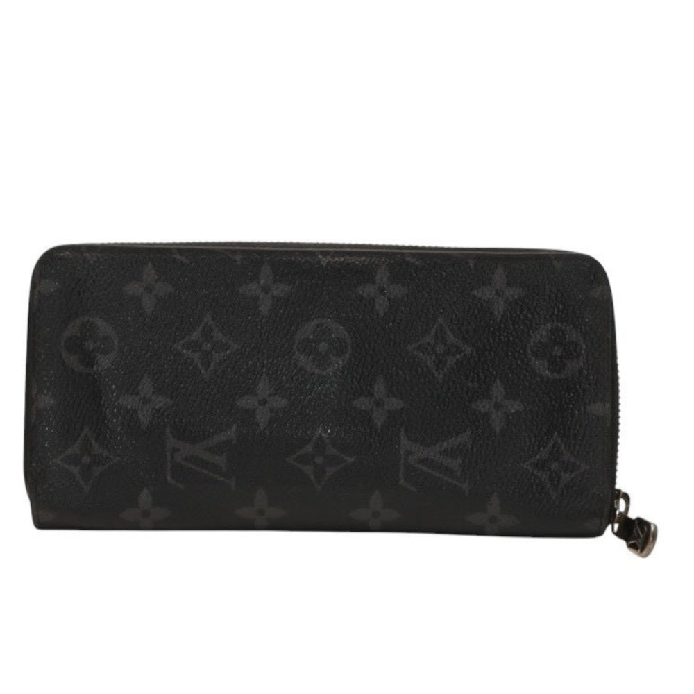 LOUIS VUITTON Zippy Wallet Long Wallet M62295 PVC Silver Metal Fittings Good Used 4a000279