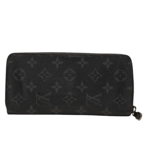 LOUIS VUITTON Zippy Wallet Long Wallet M62295 PVC Silver Metal Fittings Good Used 4a000279