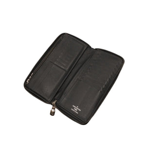 LOUIS VUITTON Zippy Wallet Long Wallet M62295 PVC Silver Metal Fittings Good Used 4a000279
