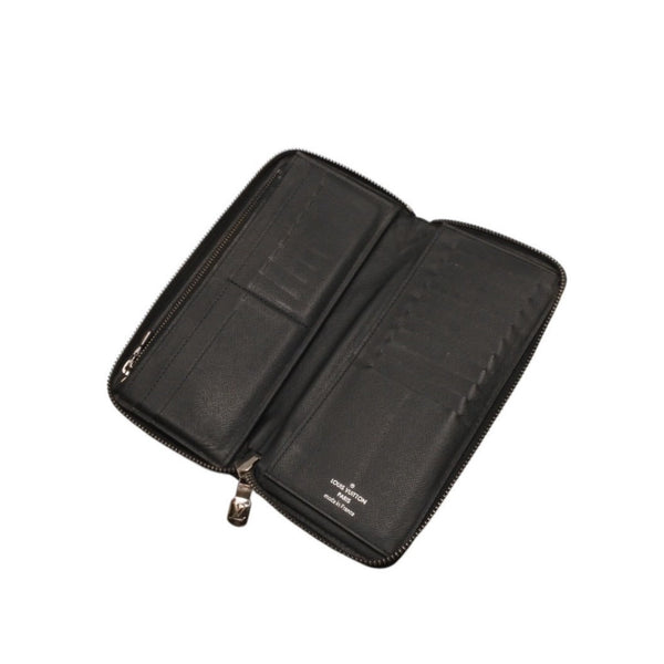 LOUIS VUITTON Zippy Wallet Long Wallet M62295 PVC Silver Metal Fittings Good Used 4a000279