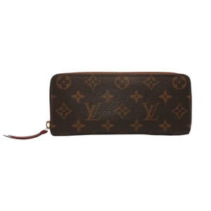 Very Good Condition LOUIS VUITTON Portefeuille Clemence Long Wallet M60742 Monogram Gold Hardware Used 4a000289
