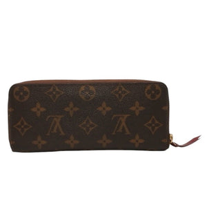 Very Good Condition LOUIS VUITTON Portefeuille Clemence Long Wallet M60742 Monogram Gold Hardware Used 4a000289