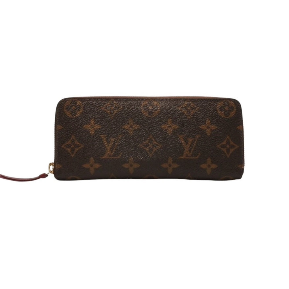 極美品 LOUIS VUITTON ルイヴィトン ポルトフォイユ クレマンス 長財布 M60742 モノグラム ゴールド金具 中古 4a000289