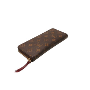 Very Good Condition LOUIS VUITTON Portefeuille Clemence Long Wallet M60742 Monogram Gold Hardware Used 4a000289