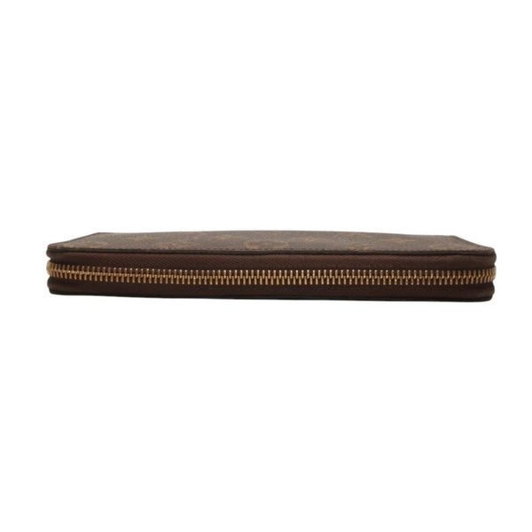 Very Good Condition LOUIS VUITTON Portefeuille Clemence Long Wallet M60742 Monogram Gold Hardware Used 4a000289