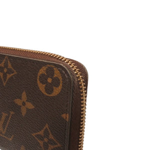 Very Good Condition LOUIS VUITTON Portefeuille Clemence Long Wallet M60742 Monogram Gold Hardware Used 4a000289
