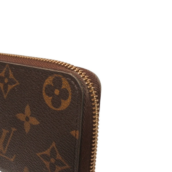 Very Good Condition LOUIS VUITTON Portefeuille Clemence Long Wallet M60742 Monogram Gold Hardware Used 4a000289