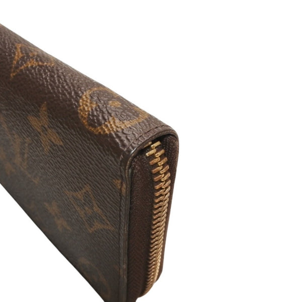 Very Good Condition LOUIS VUITTON Portefeuille Clemence Long Wallet M60742 Monogram Gold Hardware Used 4a000289