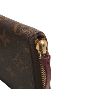 Very Good Condition LOUIS VUITTON Portefeuille Clemence Long Wallet M60742 Monogram Gold Hardware Used 4a000289