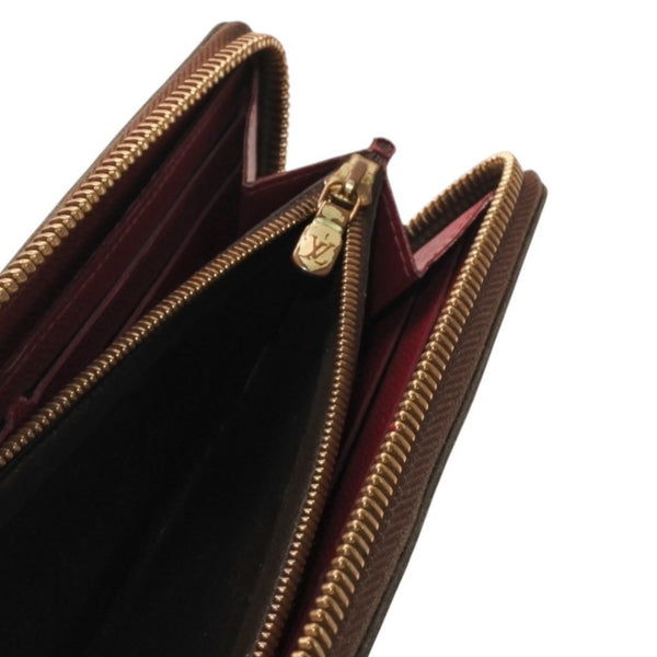Very Good Condition LOUIS VUITTON Portefeuille Clemence Long Wallet M60742 Monogram Gold Hardware Used 4a000289