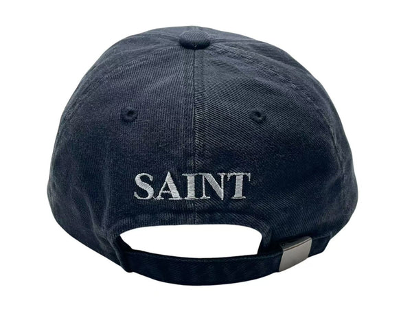 New and unused SAINT MICHAEL Saint Michael CAP Cap SM-HR3-0000-077 Black Cotton Size 0/S 4b000609