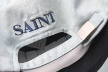 画像をギャラリービューアに読み込む, 新品未使用 SAINT MICHAEL セントマイケル CAP キャップ SM-HR3-0000-073 ブルー コットン サイズ0/S 4b000610