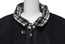 画像をギャラリービューアに読み込む, 極美品 BALENCIAGA バレンシアガ 18AW レイヤードオーバーサイズパファジャケット 543028 ブラック ホワイト サイズ46 中古 4b000643