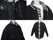 画像をギャラリービューアに読み込む, 極美品 BALENCIAGA バレンシアガ 18AW レイヤードオーバーサイズパファジャケット 543028 ブラック ホワイト サイズ46 中古 4b000643