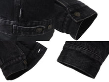 画像をギャラリービューアに読み込む, 極美品 BALENCIAGA バレンシアガ 18AW レイヤードオーバーサイズパファジャケット 543028 ブラック ホワイト サイズ46 中古 4b000643