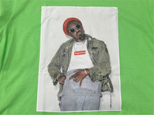 画像をギャラリービューアに読み込む, 新品未使用 SUPREME シュプリーム 22AW Andre 3000 Tee アンドレ 3000 フォトプリント 半袖Tシャツ グリーン サイズL 中古 4b000648