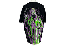 画像をギャラリービューアに読み込む, 新品未使用 WARREN LOTAS ウォーレンロータス グラントネオンリーパーTシャツ カットソー ブラック パープル グリーン S 中古 4b000662