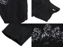 画像をギャラリービューアに読み込む, 新品未使用 WARREN LOTAS ウォーレンロータス パーカー Crying Reaper Arc Hoodie グレー サイズS グレー コットン 中古 4b000663