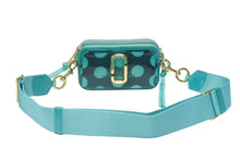 Load image into Gallery viewer, MARC JACOBS マークジェイコブス 2019年春夏コレクション THE JELLY SNAPSHOT ザジェリースナップショット ショルダーバッグ ターコイズ 美品 中古 4b006662