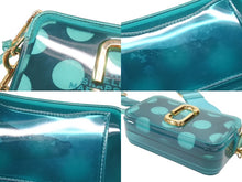 Load image into Gallery viewer, MARC JACOBS マークジェイコブス 2019年春夏コレクション THE JELLY SNAPSHOT ザジェリースナップショット ショルダーバッグ ターコイズ 美品 中古 4b006662