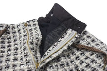 画像をギャラリービューアに読み込む, 新品未使用 KAPITAL キャピタル ファンシーツイード カーゴショートパンツ K2503SP039 サイズ3 フリンジ ホワイト 中古 4b000675
