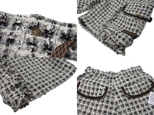 画像をギャラリービューアに読み込む, 新品未使用 KAPITAL キャピタル ファンシーツイード カーゴショートパンツ K2503SP039 サイズ3 フリンジ ホワイト 中古 4b000675