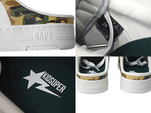 画像をギャラリービューアに読み込む, 新品未使用 A BATHING APE アベイシングエイプ スニーカー BAPE × KIDSUPER BAPE STA CLOG ベイプ サイズ8 カモ柄 迷彩 中古 4b000679